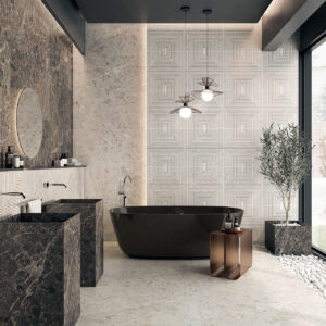 Porcelain Tile Caprice Black RoomScene