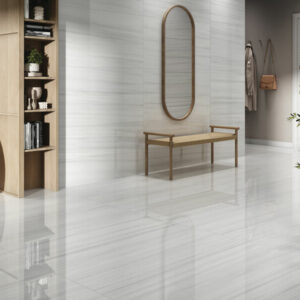 Porcelain Dolomite White Polished Room Scene